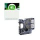 Q-Nomic 43610 (S0720770) cinta poliéster negro sobre transparente 6mm | QNS0720770