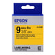 Epson LK-3YBP Cinta negro sobre amarillo pastel 9mm (C53S653002) | EPSLK-3YBP