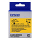 Epson LK-4YBA5 Cinta termoretráctil negro sobre amarillo 5mm (C53S654906) | EPSLK-4YBA5