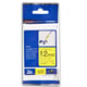 Brother TZe-FX631 cinta flexible 12mm texto negro sobre amarillo (8M) | BROTZEFX631