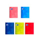 Pack x5: Cuaderno Oxford Folio | Cuadricula 4mm | Colores Surtidos