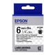 Epson LK-2TBN Cinta negro sobre transparente 6mm (C53S652004) | EPSLK-2TBN
