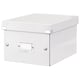 Caja almacenaje | Leitz 6043 WOW | 216 x 282 x 160 mm | Blanca
