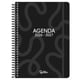 Agenda escolar A5 semana | 2026 - 2027 | Negro estampado
