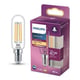 Philips bombilla LED E14 T25 filamento luz cálida 3.4W | 40W