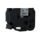 Q-Nomic TZe-FX251 cinta flexible 24mm texto negro sobre blanco (8M) | QNTZe-FX251