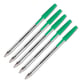 PACK x5: Bolígrafo Verde | Transparente | 0.7mm
