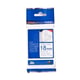 Brother TZe-FA4B Cinta textil azul sobre blanco 18mm | BROTZe-FA4B