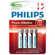 Philips Power AAA/LR03/MN2400 | Pilas Alcalinas | 4 unidades