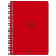 Agenda escolar A5 día | 2026 - 2027 | Rojo