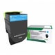 Lexmark 71B2HC0 toner cian XL | LEX71B2HC0