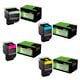 Lexmark 702X pack toners 4 colores (BK/C/MY) | LEXB-702X