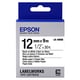 Epson LK-4WBB Cinta de papel negro sobre blanco 12mm (C53S654023) | EPSLK-4WBB