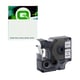 Q-Nomic 45800 (S0720820) cinta poliéster negro sobre transparente 19mm | QNS0720820