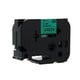 Q-Nomic TZe-751 cinta 24mm texto negro sobre verde (8M) | QNTZe-751