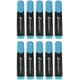 Pack Subrayadores fluorescentes | Cartucho | Punta biselada 5mm | Azul | 10 unidades