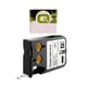 Q-Nomic 1868806 XTL envoltura de cable flexible negro sobre blanco 12mm | QN1868806