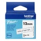 Brother Btag-135 cinta no laminada blanco sobre transparente 12 mm | BROBTAG135