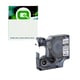 Q-Nomic 18483 (S0718210) IND RHINO poliéster negro sobre blanco 12mm | QNS0718210