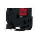 Q-Nomic TZe-441 cinta 18mm texto negro sobre rojo (8M) | QNTZe-441