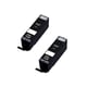 Q-Nomic PGI-550PGBK XL Pack 2 cartuchos negros | QNB-PGI550BK2X