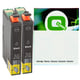Q-Nomic Pack 502XL (BK) 2 cartuchos de tinta negros XL | QNB-502XLBK2X