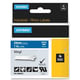 Dymo 1805423 IND Rhino cinta vinilo blanco sobre azul 24mm | DYM1805423