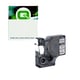 Q-Nomic 18488 (S0718100) IND RHINO nylon flexible negro sobre blanco 12mm | QNS0718100