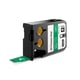Dymo XTL 1868782 cinta vinilo blanco sobre verde 19mm | DYM1868782