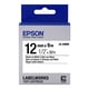 Epson LK-4WBN Cinta negro sobre blanco 12mm (C53S654021) | EPSLK-4WBN
