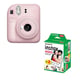 Fujifilm instax mini 12 Rosa Pack cámara + Papel foto