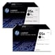 HP 05A (CE505AD) Pack 2 toners negros | HPB-CE505AD