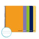 PACK x5: Cuaderno Espiral Folio | 80H | Pautado 2.5mm | Tapa Blanda | 60gr (Surtidos)