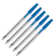 PACK x5: Bolígrafo Azul | Transparente | 0.7mm