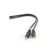 Cable conector audio 3,5 mm negro | 5 metros