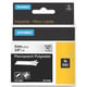Dymo 18508 (S0718160) IND Rhino poliéster negro sobre transpartente 9mm | S0718160