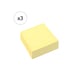 Pack x3: Bloc de Notas | 76x76mm | Amarillo | 100 hojas