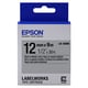 Epson LK-4SBM Cinta negro sobre plateado metalizado 12mm (C53S654019) | EPSLK-4SBM
