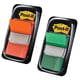 Pack Post-it | Marcadores verde y naranja