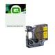 Q-Nomic 43618 (S0720790) cinta negro sobre amarillo 6mm | QNS0720790