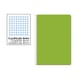 Cuaderno Espiral Folio | 80H | Cuadrícula 4mm | Tapa Dura | 75gr | Verde