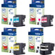 Brother Pack LC-22U cartuchos 4 colores (BK/C/M/Y) | BRB-LC22U