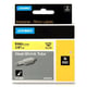 Dymo 18052 (S0718270) cinta tubo termorrectráctil negro sobre amarillo 6mm | 18052