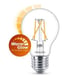 Philips bombilla LED E27 filamento luz cálida regulable 3.4W | 40W