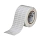 Brady THT-3-413-10 etiqueta de poliéster plata mate 25,40 x 9,53 mm | BRATHT-3-413-10