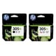 HP 305XL Pack de 2 cartuchos XL: Negro + Color | HPB-305XL