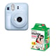 Fujifilm instax mini 12 Azul Pack cámara + Papel foto