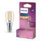 Philips bombilla LED E14 T25s filamento luz cálida 0.8W | 12W