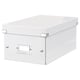 Leitz 6042 Caja de Almacenamiento DVDs Blanca | Para 20 DVDs