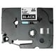 Q-Nomic TZe-315 cinta 6mm texto blanco sobre negro (8M) | QNTZe-315